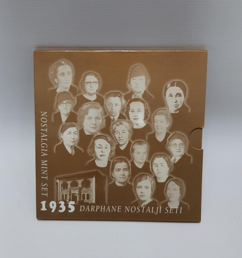 1935 DARPHANE NOSTALJİ SETİ - GÜMÜŞ HATIRA PARA SETİ 
