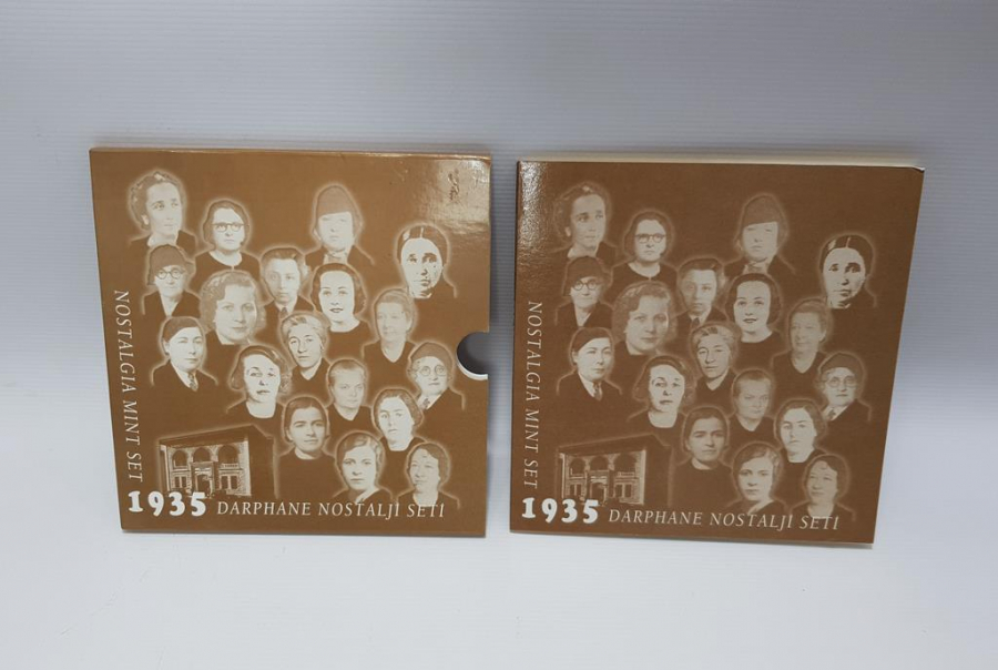 1935 DARPHANE NOSTALJİ SETİ - GÜMÜŞ HATIRA PARA SETİ 