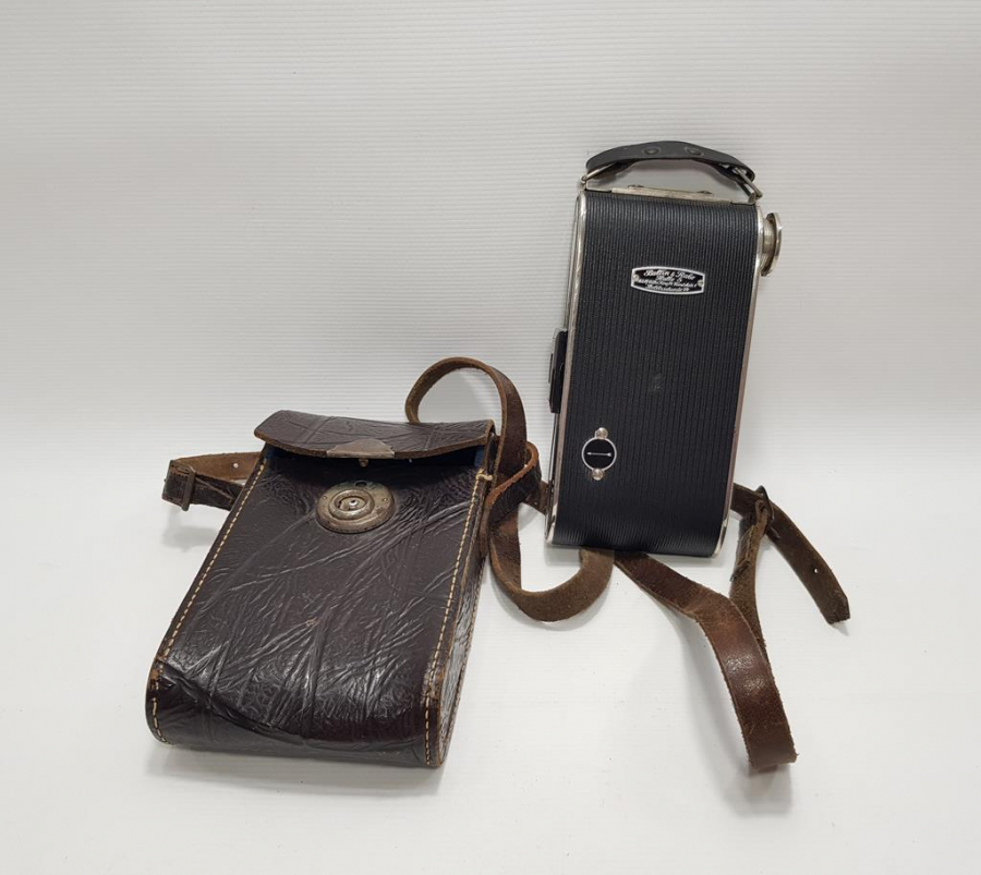 AGFA MARKA ANTİKA KÖRÜKLÜ FOTOĞRAF MAKİNESİ