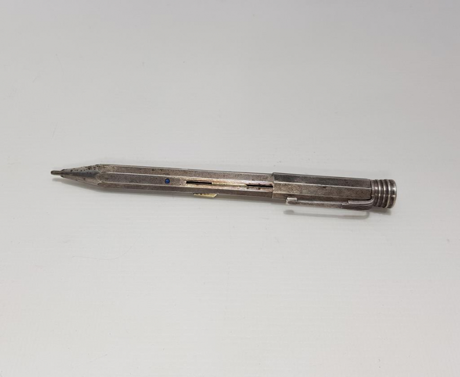 ANTİKA GÜMÜŞ KAPLAMA KALEM 