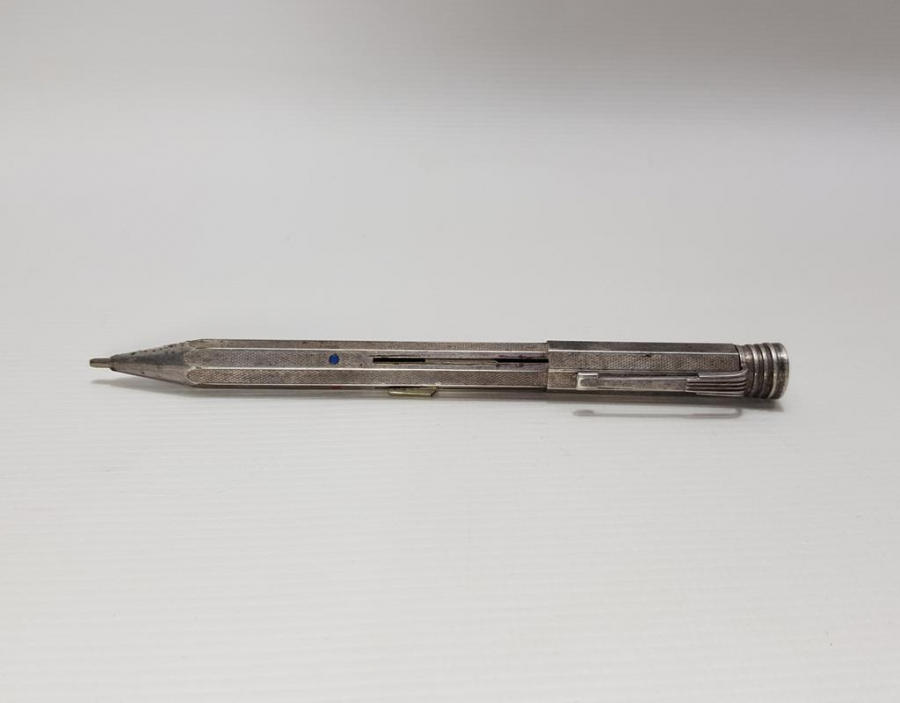 ANTİKA GÜMÜŞ KAPLAMA KALEM 