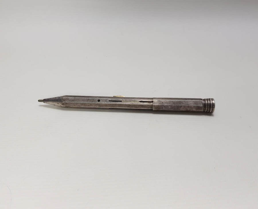 ANTİKA GÜMÜŞ KAPLAMA KALEM 