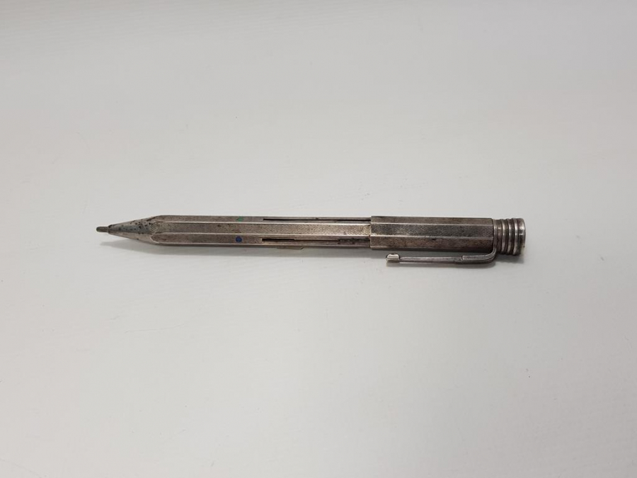 ANTİKA GÜMÜŞ KAPLAMA KALEM 