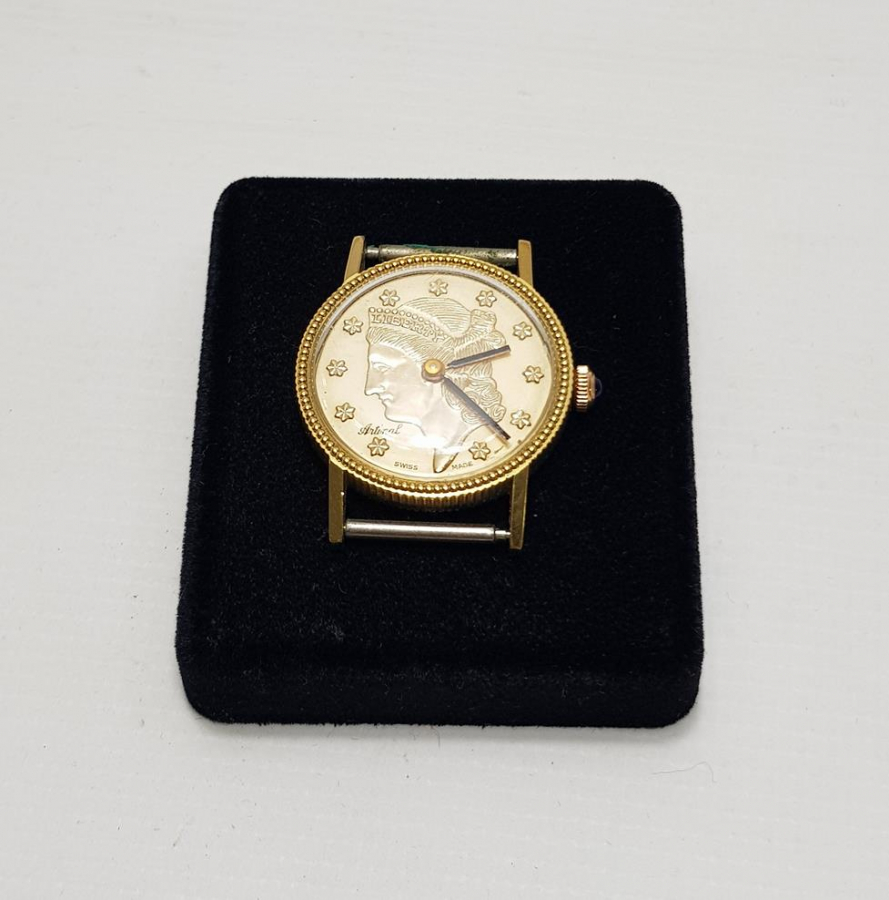 ARTINAL SWISS MADE MARKA LIBERTY DOLLAR GÖRSELLİ BAYAN KOL SAATİ 