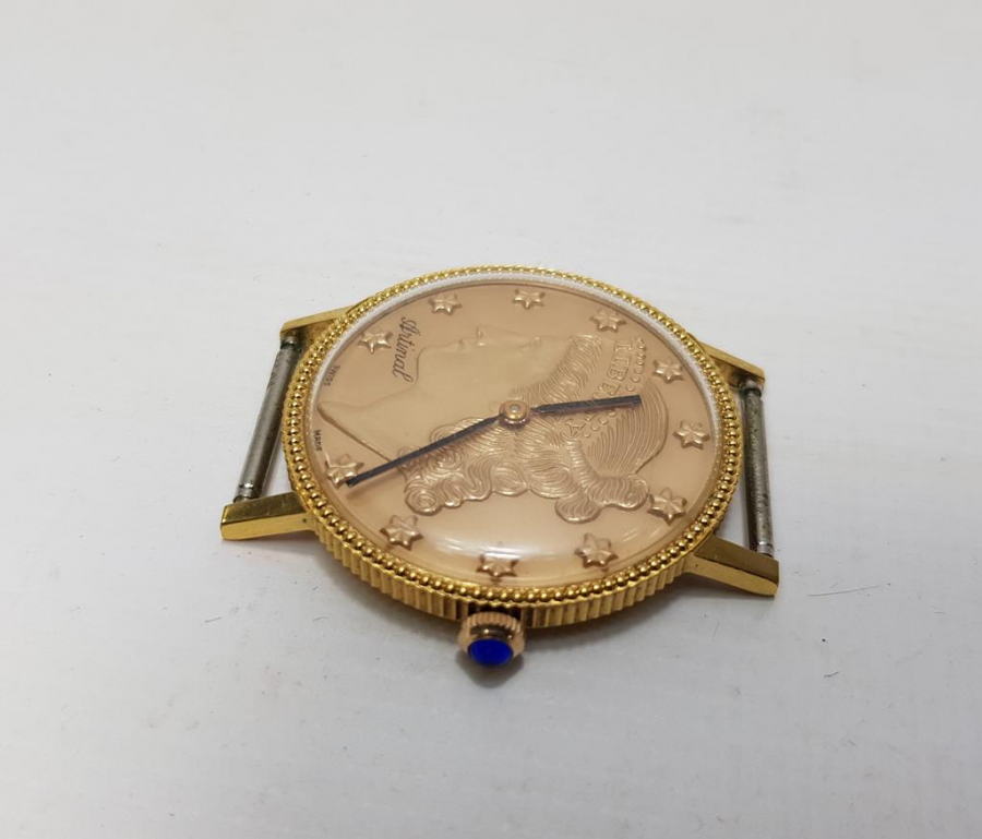 ARTINAL SWISS MADE MARKA LIBERTY DOLLAR GÖRSELLİ ERKEK KOL SAATİ 