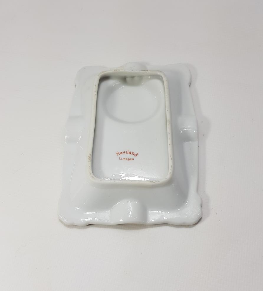 HAVILAND LIMOGES MARKA CEP SAATİ GÖRSELLİ PORSELEN KÜL TABLASI 