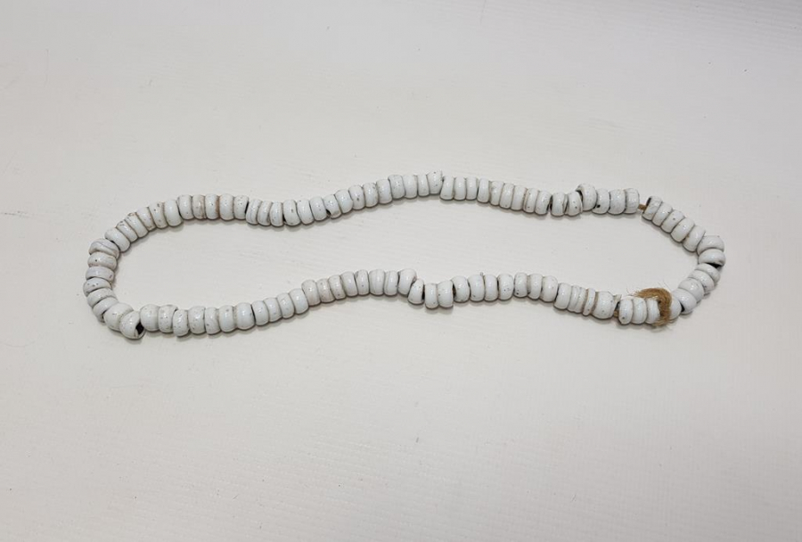 OSMANLI DÖNEMİ BEYAZ OPAL BONCUK GERDANLIK 