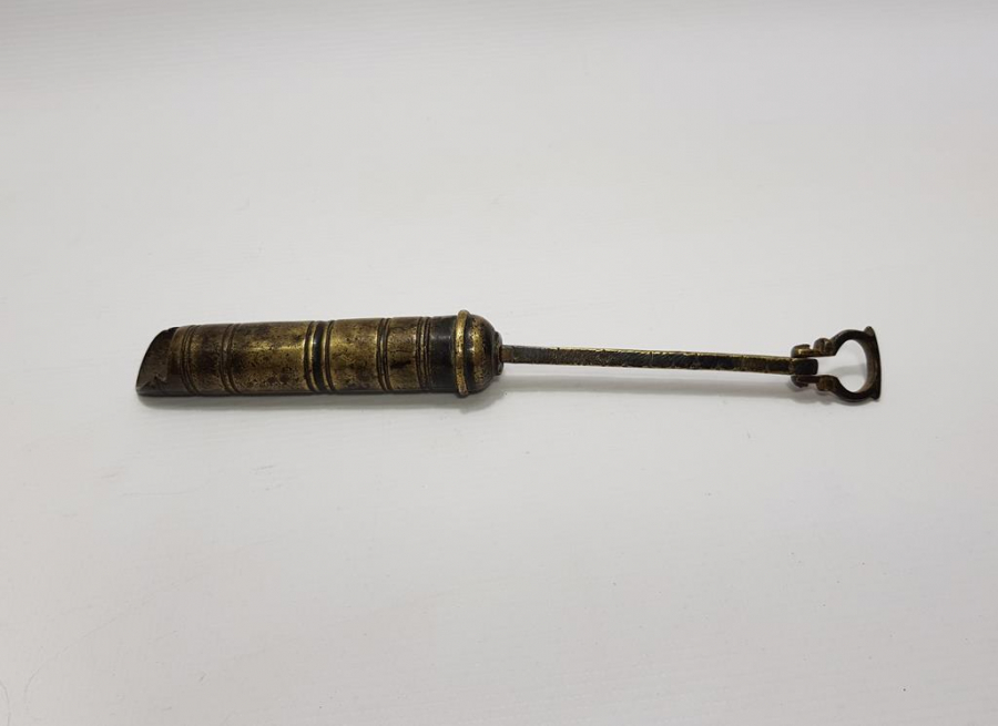 OSMANLI DÖNEMİ BRONZ BARUTLUK 