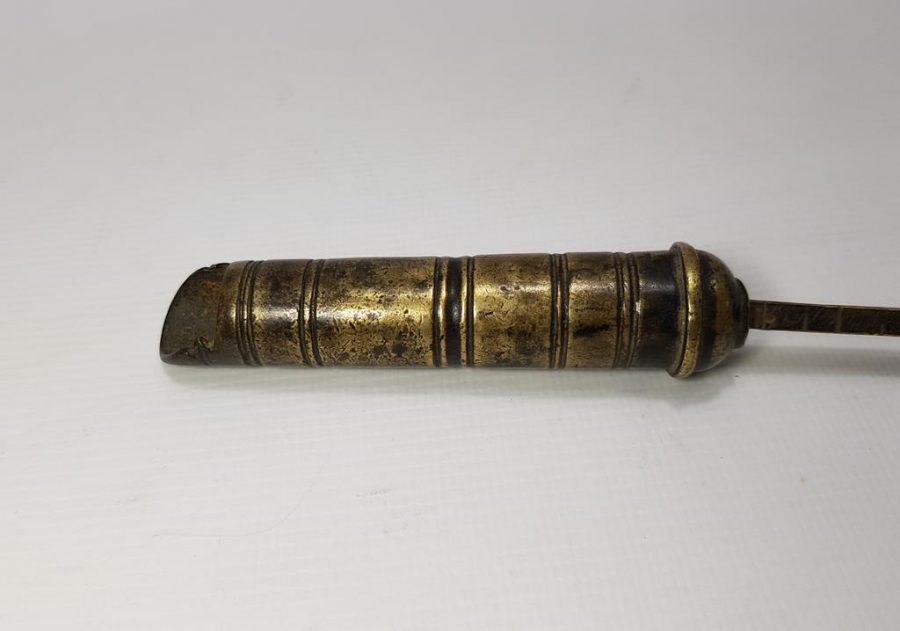 OSMANLI DÖNEMİ BRONZ BARUTLUK 