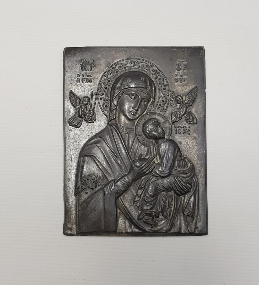 OSMANLI DÖNEMİ HZ MERYEM VE HZ İSA GÖRSELLİ İKONA