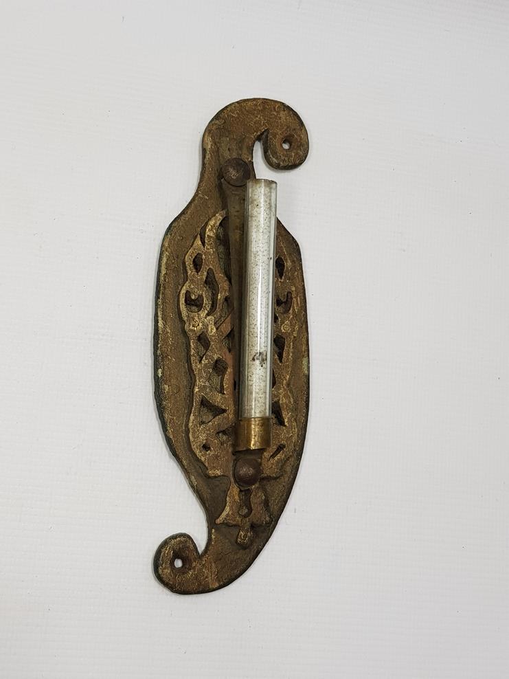 OSMANLI DÖNEMİ İÇİNDE EL YAZMA DUASI BULUNAN AHŞAP MEZUZA