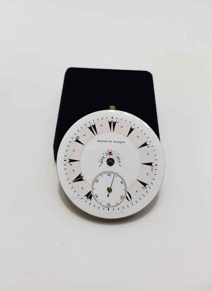 OSMANLI DÖNEMİ MÜZİK PAZARI KADRANLI CEP SAATİ