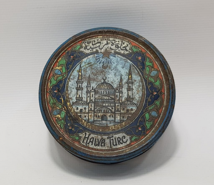 OSMANLI DÖNEMİ TÜRK HELVASI TENEKE KUTU