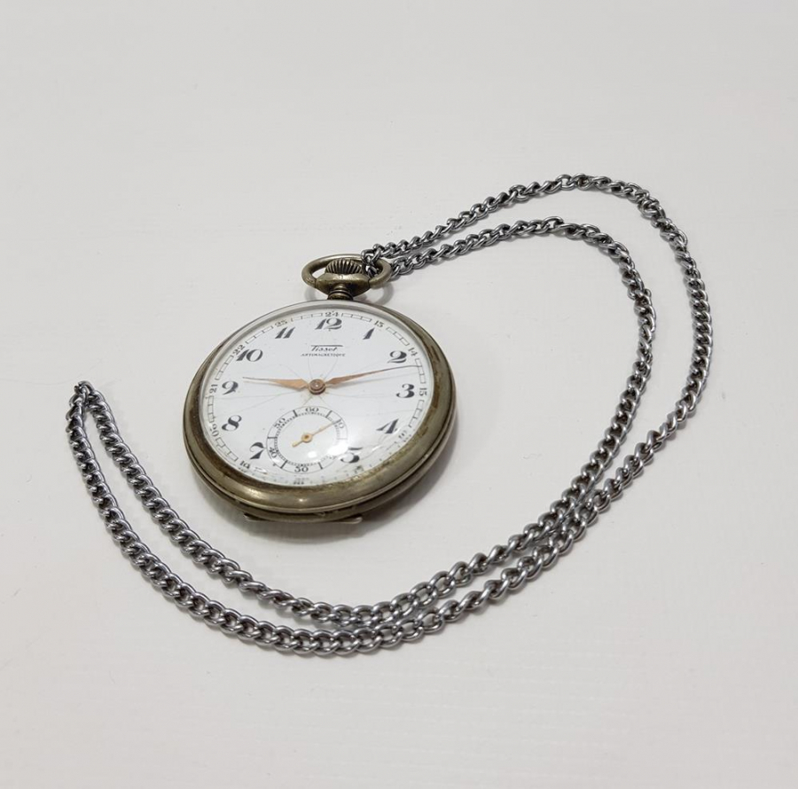 TISSOT GÜMÜŞ CEP SAATİ 