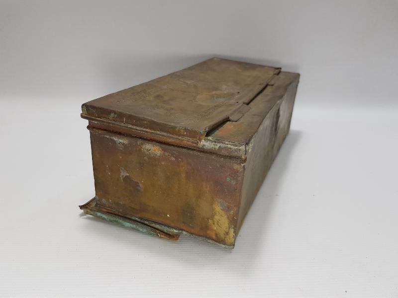 1905 TARİHLİ RUMCA YAZILI KAHVECİ KAHVE KUTUSU