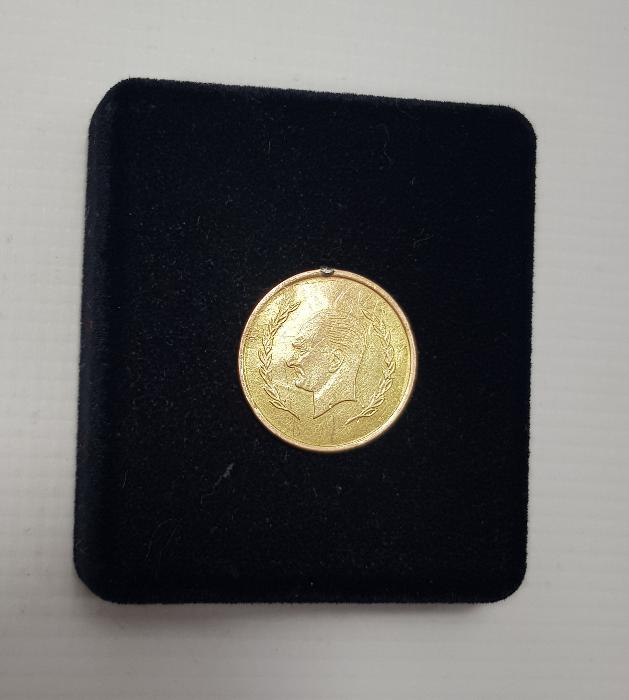 1954 DOĞUBANK MERKEZ ŞUBESİ AÇILIŞ HATIRASI ALTIN MADALYON 