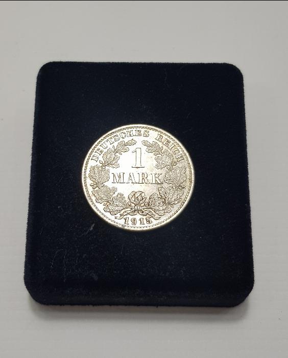ALMANYA 1915 TARİHLİ NADİR GÜMÜŞ 1 MARK 