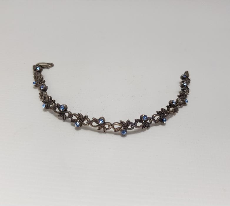 AQUAMARİN TAŞLI GÜMÜŞ BİLEKLİK 