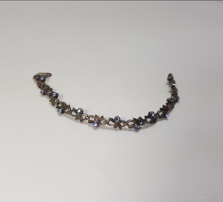 AQUAMARİN TAŞLI GÜMÜŞ BİLEKLİK 