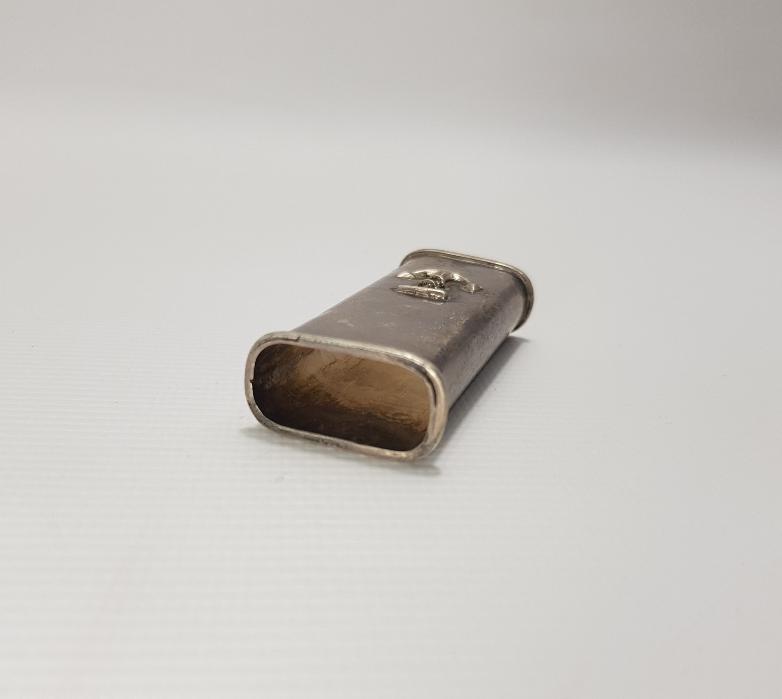 DENİZ ÇAPASI APLİKELİ GÜMÜŞ ÇAKMAK KILIFI 