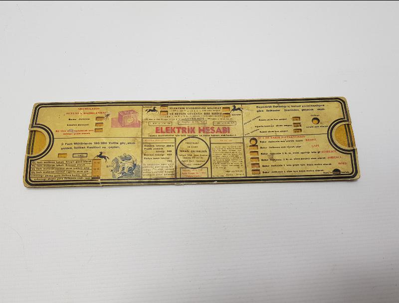 ELEKTRİK HESABI CETVELİ 