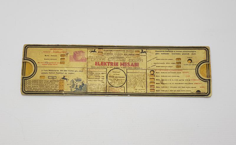 ELEKTRİK HESABI CETVELİ 