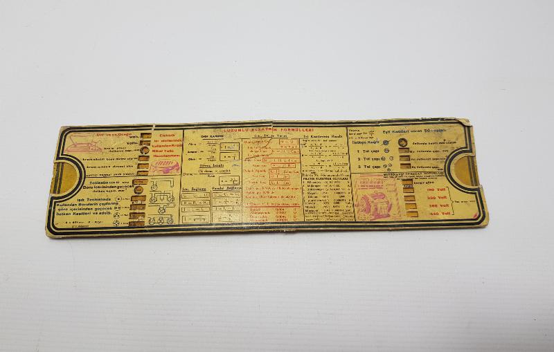 ELEKTRİK HESABI CETVELİ 