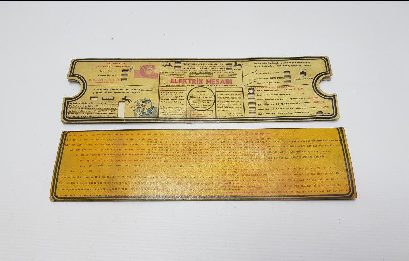 ELEKTRİK HESABI CETVELİ 