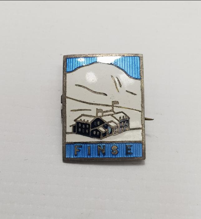 NORVEÇ FINSE MİNELİ GÜMÜŞ ROZET