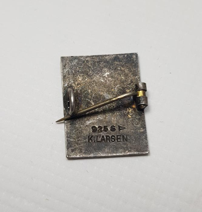 NORVEÇ FINSE MİNELİ GÜMÜŞ ROZET