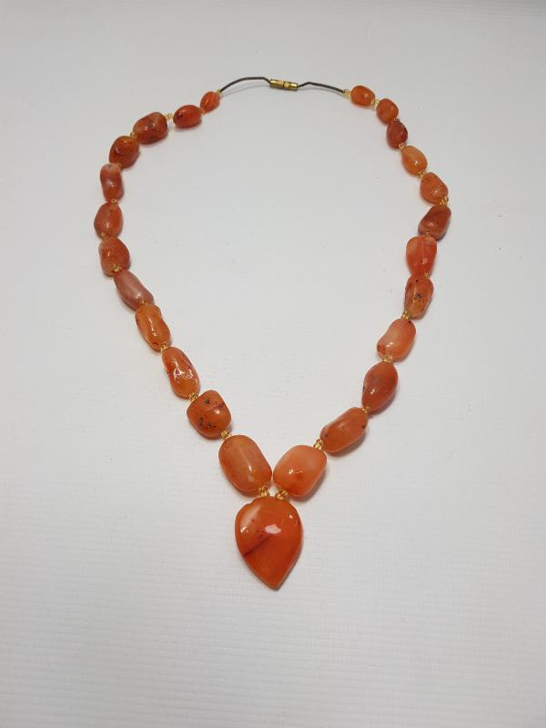 OSMANLI AKİK TAŞLI GERDANLIK 