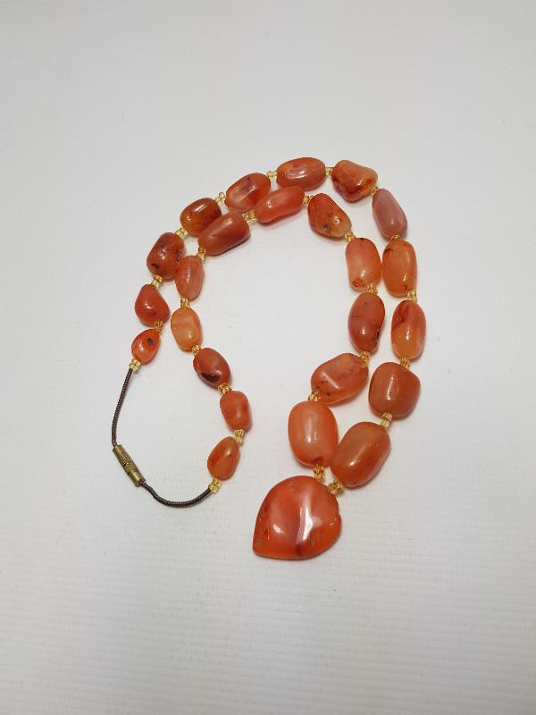 OSMANLI AKİK TAŞLI GERDANLIK 