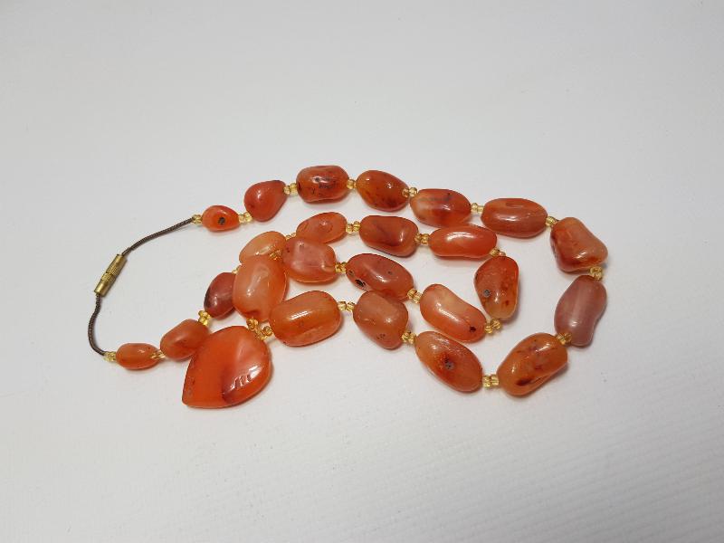 OSMANLI AKİK TAŞLI GERDANLIK 