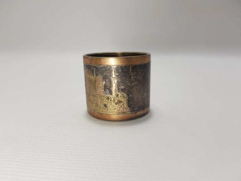 OSMANLI DÖNEMİ AYASOFYA GÖRSELLİ GÜMÜŞ PEÇETELİK 