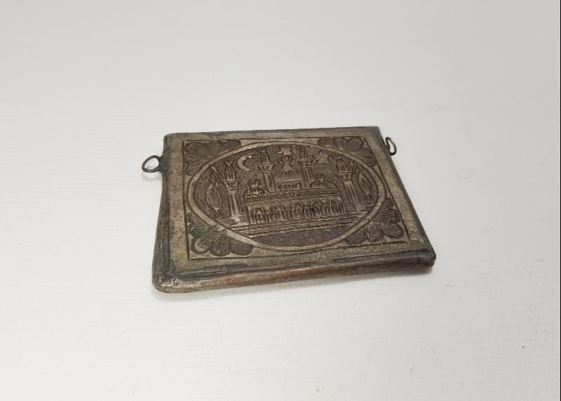 OSMANLI DÖNEMİ CAMİ RESİMLİ HAMAYIL