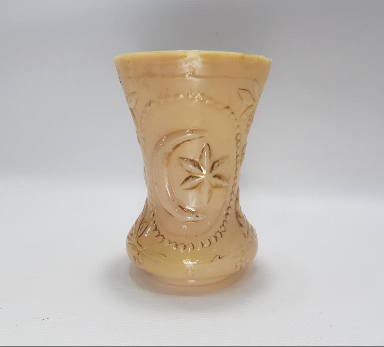 OSMANLI DÖNEMİ ÇOK NADİR AY YILDIZLI OPAL BARDAK