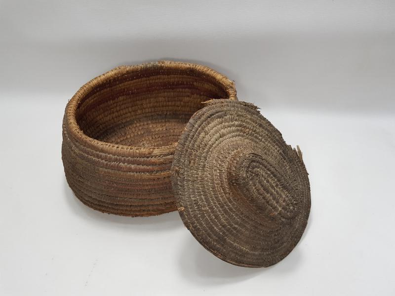 OSMANLI DÖNEMİ TEKKE İŞİ HASIR SEPET 