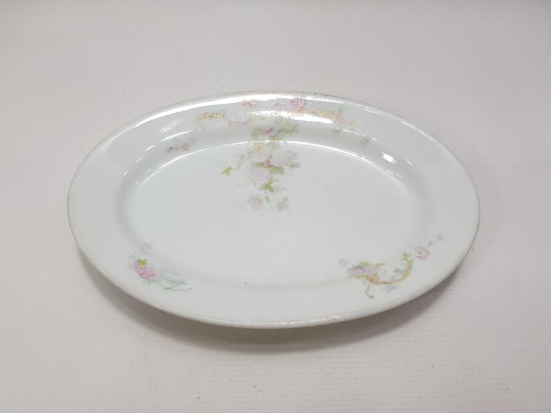 OSMANLI DÖNEMİ ÜNLÜ TÜCCAR ELIAS CARACO DAMGALI PORSELEN KAYIK TABAK