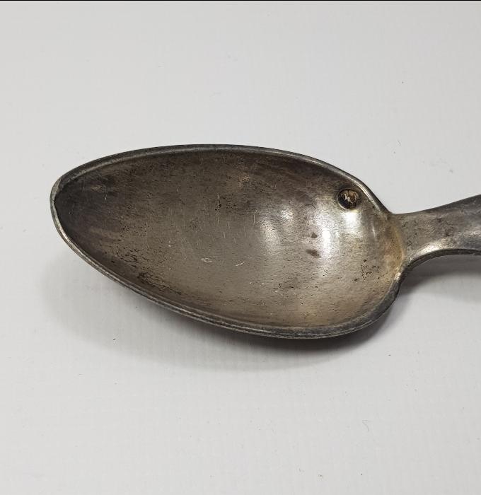 OSMANLI TUĞRALI, SAH DAMGALI VE ÇEŞNİLİ GÜMÜŞ TATLI KAŞIĞI 