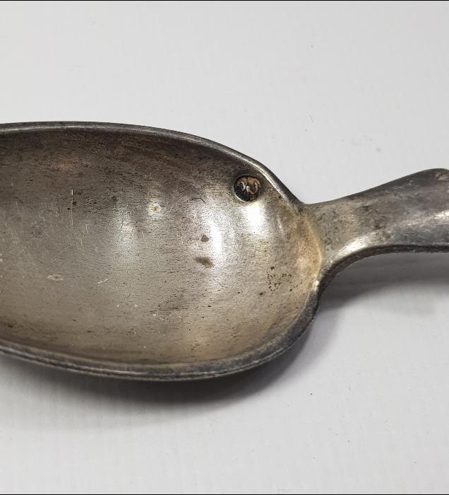 OSMANLI TUĞRALI, SAH DAMGALI VE ÇEŞNİLİ GÜMÜŞ TATLI KAŞIĞI 