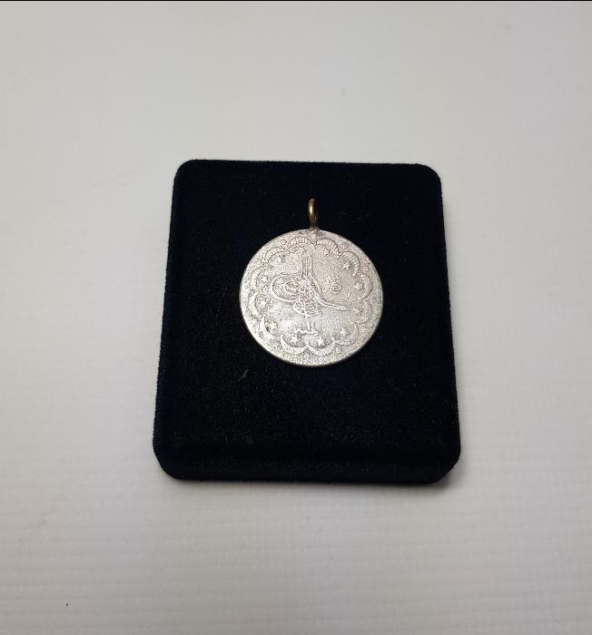 SULTAN ABDÜLHAMİD DÖNEMİ GÜMÜŞ 5 KURUŞ MECİDİYE