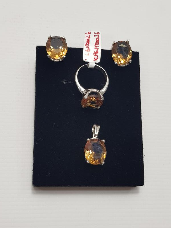 ZULTANİT TAŞLI GÜMÜŞ TAKI SETİ 