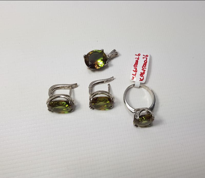 ZULTANİT TAŞLI GÜMÜŞ TAKI SETİ 