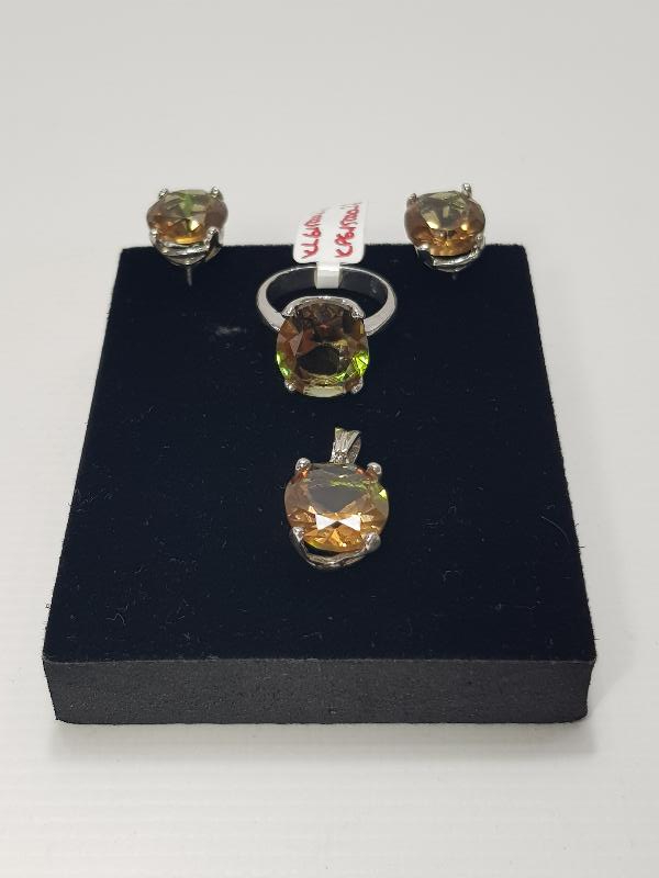 ZULTANİT TAŞLI GÜMÜŞ TAKI SETİ 