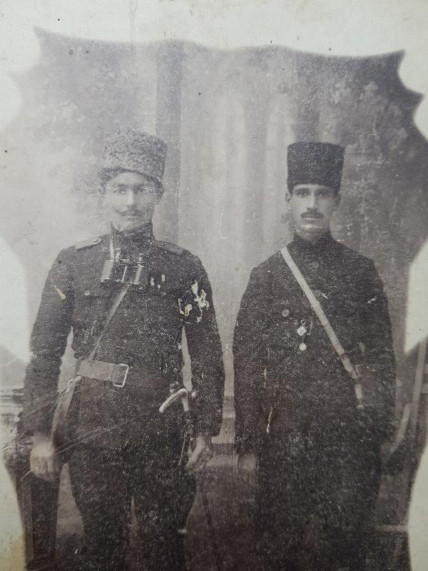 1. DÜNYA SAVAŞI DÖNEMİ HABERCİ OSMANLI SUBAYLARI KABİN FOTO