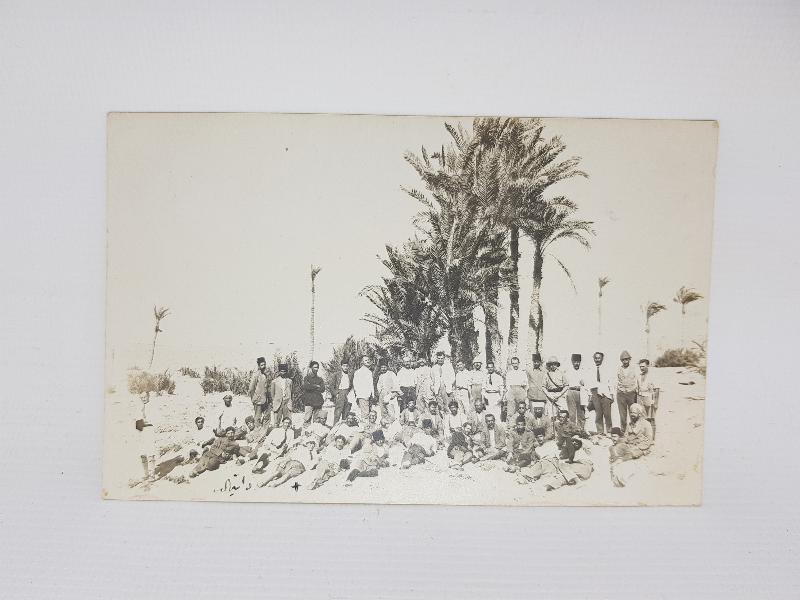 1. DÜNYA SAVAŞI SEYDİBEŞİR ESİR KAMPI OSMANLI ESİRLER FOTOĞRAF