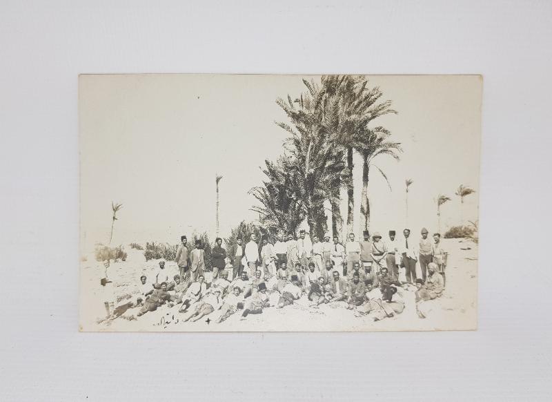 1. DÜNYA SAVAŞI SEYDİBEŞİR ESİR KAMPI OSMANLI ESİRLER FOTOĞRAF