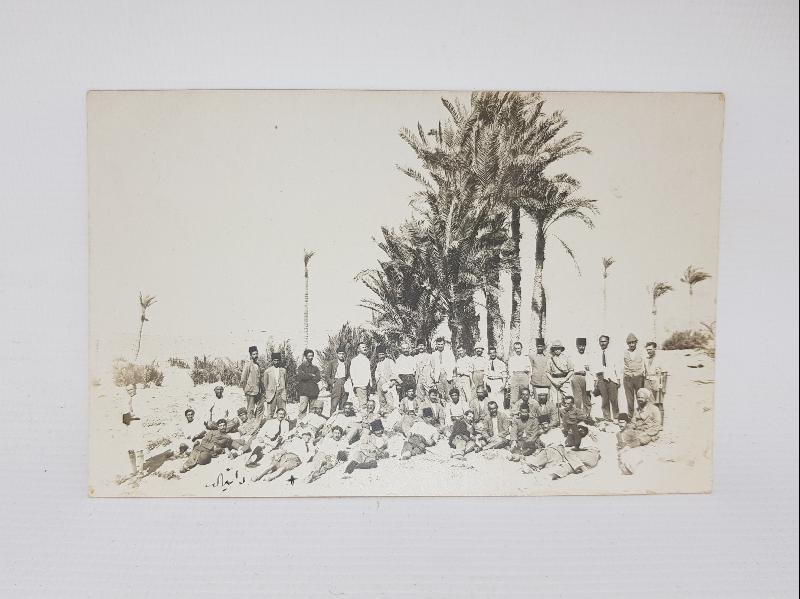 1. DÜNYA SAVAŞI SEYDİBEŞİR ESİR KAMPI OSMANLI ESİRLER FOTOĞRAF