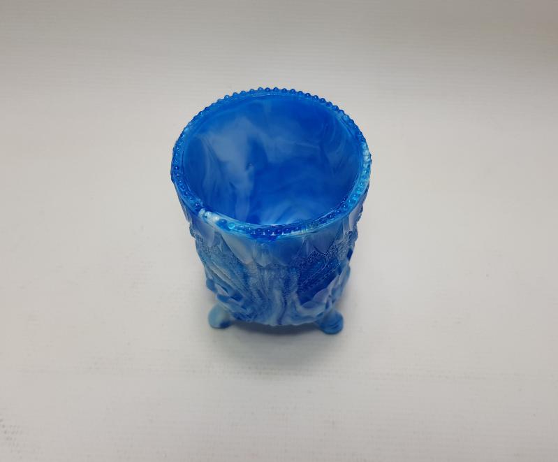 19. YÜZYIL AVRUPA YAPIMI ÜÇ AYAKLI OPAL SUNUMLUK BARDAK