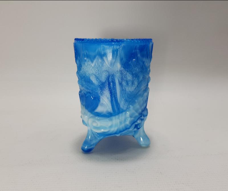 19. YÜZYIL AVRUPA YAPIMI ÜÇ AYAKLI OPAL SUNUMLUK BARDAK